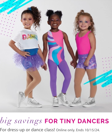 Shop Kids Dancewear for Dress Up or Dance Class