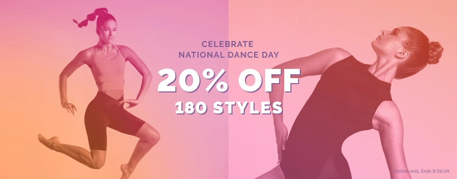 20% off for National Dance Day