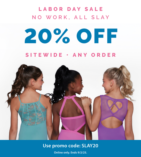 Save 20% off sitewide for Labor Day