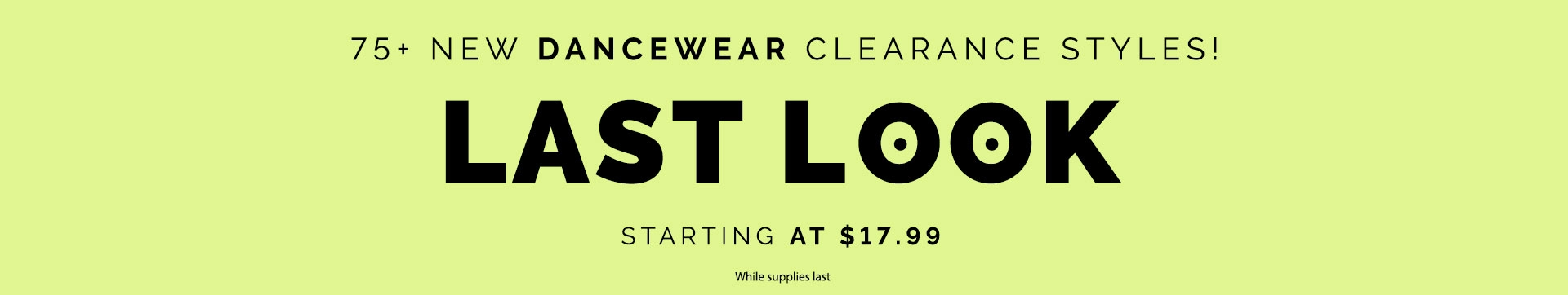 Shop variety of clearance styles