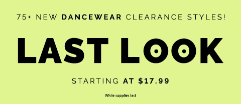 Shop Clearance Dancewear